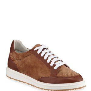 $1200 Brunello Cucinelli Suede Sneakers 43.5EU